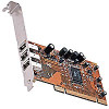 3 Port PCI Firewire card  