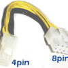 P4 (4pin) Female to EPS12V (8pin) Male  