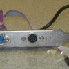  PS/2 and Serial port on an extension bracket 