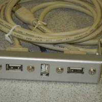 2 USB + 1 Firewire front panel