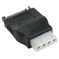 Interloper  SATA Power Male to 4 pin Molex Power Adapter 