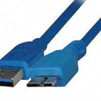 Interloper  10ft USB 3.0 A (M) to Micro-USB B (M) Cable - Blue 