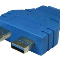 Interloper  USB 3.0 20pin Mobo Header F to 2*A M 