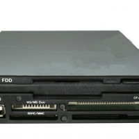 Interloper  F/P 3.5 inch Int. Card Reader, USB Port, FDD Combo 