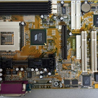 Jetway BX2000 Motherboard, Socket 370, Slot 1, ATX, 1 ISA, 4 PCI, 1 AGP, SDRAM Support