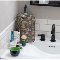 Camo Toiletries Bag Travel Bag Water Resistant Men's Toiletry Shave Kit Bag