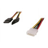 Startech PYO2LP4SATA POWER TWO SATA DRIVES FROM A SINGLE LP4 POWER SUPPLY CONNECTOR. - SATA POWER SPL