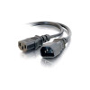 C2G 29966 3FT PWR EXTENSION CORD C13-C14 16AWG TAA