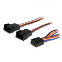 Startech FAN4SPLIT12 CONNECT TWO 4-PIN (PWM) FANS TO A SINGLE CONNECTOR ON THE POWER SUPPLY - 1FT CAS