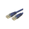 Startech C6PATCH6BL 6FT BLUE CAT6 ETHERNET CABLE DELIVERS MULTI GIGABIT 1/2.5/5GBPS & 10GBPS UP TO 1