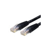 Startech C6PATCH15BK 15FT BLACK CAT6 ETHERNET CABLE RJ45 UTP PATCH CABLE GIGABIT LAN
