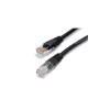 Startech C6PATCH2BK 2FT BLACK CAT6 ETHERNET CABLE RJ45 UTP PATCH CABLE GIGABIT LAN