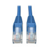 N001-006-BL 6FT CAT5 CAT5E BLUE PATCH CABLE SNAGLESS MOLDED M/M RJ45 350MHZ