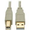 EATON TRIPP LITE SERIES CONNECTIVIT U022-015 15FT USB HIGH SPEED CABLE M/M USB 2.0 24/28 AWG USB-A TO USB-B