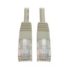 N002-015-GY 15FT CAT5E GRAY PATCH CABLE CAT5 MOLDED RJ45 M/M 350MHZ PVC UTP