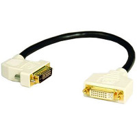 Eaton P562-001-45L EATON TRIPP LITE SERIES DVI DUAL-LINK EXTENSION ADAPTER CABLE WITH 45-DEGREE LEF