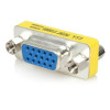 Startech GC15HSF THIS SLIMLINE GENDER CHANGER (HDDB15F TO HDDB15F) CONVERTS A HIGH DENSITY DB15 M
