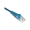 EATON TRIPP LITE SERIES CONNECTIVIT N001-001-BL 1FT CAT5 CAT5E PATCH CABLE M/M BLUE SNAGLESS MOLDED RJ45 350MHZ