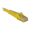 Eaton N201-006-YW 6FT CAT6 PATCH CABLE M/M YELLOW GIGABIT MOLDED SNAGLESS PVC RJ45