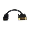 Startech HDDVIFM8IN 8IN HDMI FEMALE TO DVI MALE HDMI TO DVI-D VIDEO ADAPTER/CONVTER