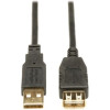 Eaton U024-003 TRIPP LITE SERIES USB 2.0 EXTENSION CABLE - USB A LEFT CONNECTOR - MALE LEFT GEN