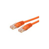 Startech C6PATCH15OR 15FT ORANGE CAT6 ETHERNET CABLE DELIVERS MULTI GIGABIT 1/2.5/5GBPS & 10GBPS UP T