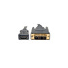 EATON TRIPP LITE SERIES CONNECTIVIT P130-08N 8IN HDMI TO DVI ADAPTER CABLE CONVERTER HDMI TO DVI-D F/M