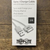 M110-003-WH 3FT USB CHARGING / SYNC CABLE For Apple 30PIN DOCK IPAD/IPHONE WHITE