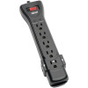 Eaton SUPER725B 7 OUTLET SURGE PROTECTOR 2160 J BLACK SURGE STRIP 25 FT CORD 5-15R
