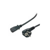 Startech PXT101EUR 2M (6.5FT) 18AWG (0.75MM2) FLEXIBLE COMPUTER POWER CABLE W/ EU SCHUKO PLUG AND I