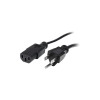 Startech PXT101_10 10FT (3M) 18AWG FLEXIBLE COMPUTER POWER CORD W/ NEMA 5-15P AND IEC 60320 C13 CON