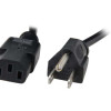 Startech PXT10125 25FT (7.6M) 18AWG FLEXIBLE COMPUTER POWER CORD W/ NEMA 5-15P AND IEC 60320 C13 C
