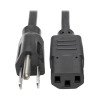 EATON TRIPP LITE SERIES CONNECTIVIT P006-010 10FT COMPUTER POWER CORD 18AWG 10A 125V 5-15P TO C13