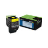 Lexmark 80C1XY0 LEXMARK 80C1XY0 YELLOW RETURN PROGRAM TONER CARTRIDGE FOR USE IN CX510 ESTIMATED