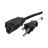 Startech PAC1013 3FT POWER EXTENSION CORD NEMA 5-15R TO 5-15P COMPUTER POWER CORD