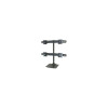 ERGOTRON 33-324-200 DS100 QUAD-MONITOR DESK STAND 4-MONITORS SQUARE 2UP/2DOWN 1-BASE