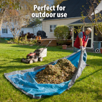 Household Tarp Blue & Silver Multiple Sizes reinforced corners indoors / outdoors