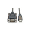 Eaton U209-005-COM TRIPP LITE SERIES RS232 TO USB ADAPTER CABLE WITH COM RETENTION - USB-A LEFT CON