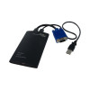 Startech NOTECONS01 CRASH CART ADAPTER KVM CONSOLE LAPTOP USB VGA PORTABLE KVM CONSOLE
