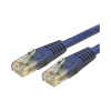 Startech C6PATCH50BL 50FT BLUE CAT6 ETHERNET CABLE DELIVERS MULTI GIGABIT 1/2.5/5GBPS & 10GBPS UP TO