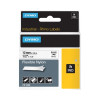 Dymo 18488 NEWELL-DYMO RHINO 1/2IN (12MM) WHITE FLEXIBLE NYLON LABEL X 11.5 FT. LONG PACKAG