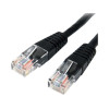 Startech M45PATCH50BK 50FT BLACK CAT5E ETHERNET CABLE RJ45 PATCH CABLE GIGABIT LAN CORD