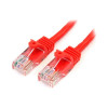 Startech 45PATCH30RD 30FT RED CAT5E CABLE SNAGLESS ETHERNET CABLE GIGABIT LAN RJ45