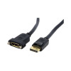 Startech DPPNLFM3 3FT PANEL MOUNT DISPLAYPORT CABLE (MALE TO FEMALE); 4K X 2K VIDEO (3840X2400P 60