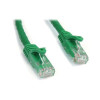 Startech N6PATCH15GN 15FT GREEN CAT6 ETHERNET CABLE DELIVERS MULTI GIGABIT 1/2.5/5GBPS & 10GBPS UP TO