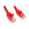 Startech N6PATCH7RD 7FT RED CAT6 ETHERNET CABLE SNAGLESS RJ45 UTP PATCH CABLE CORD