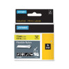 Dymo 18490 DYMO RHINO 1/2IN X 11.5FT, YELLOW FLEXIBLE NYLON LABELS