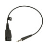 Jabra 8800-00-99 3.5MM CORD TO QD ADAP CORD FOR SPEAK 410