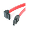 Startech SATA12LA1 THIS LEFT ANGLED SATA CABLE FEATURES A STANDARD (STRAIGHT) MALE SERIAL ATA CONNE