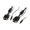 Startech MXTHQMM25A AV CABLES - 3.5 MM MINI-JACK,VGA LEFT CONNECTOR - MALE LEFT GENDER - 3.5 MM MINI